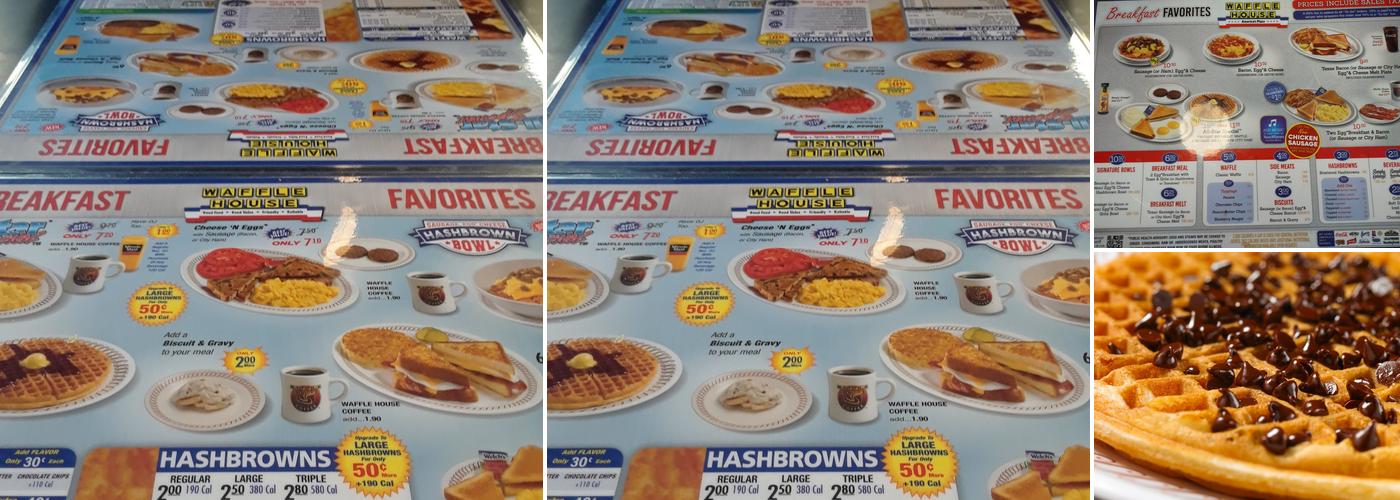 Waffle House Menu