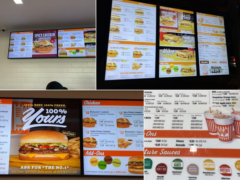 Whataburger Menu