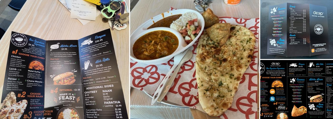 Deep Indian Kitchen (Union) Menu