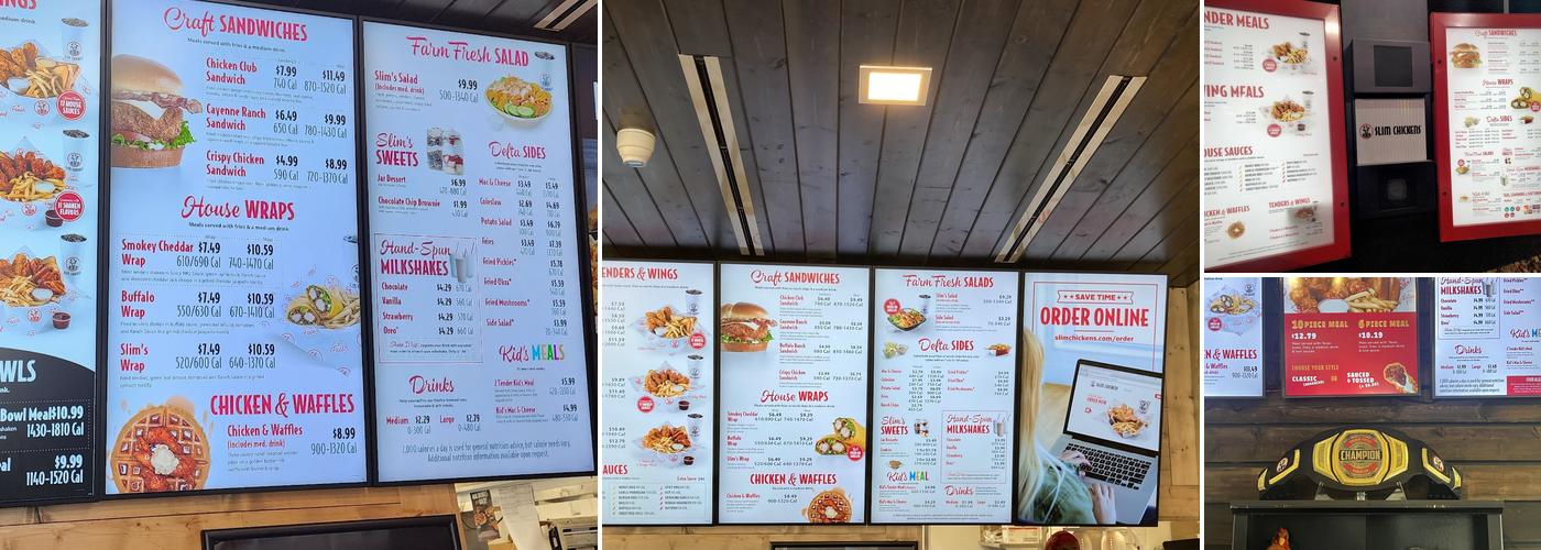 Slim Chickens Menu