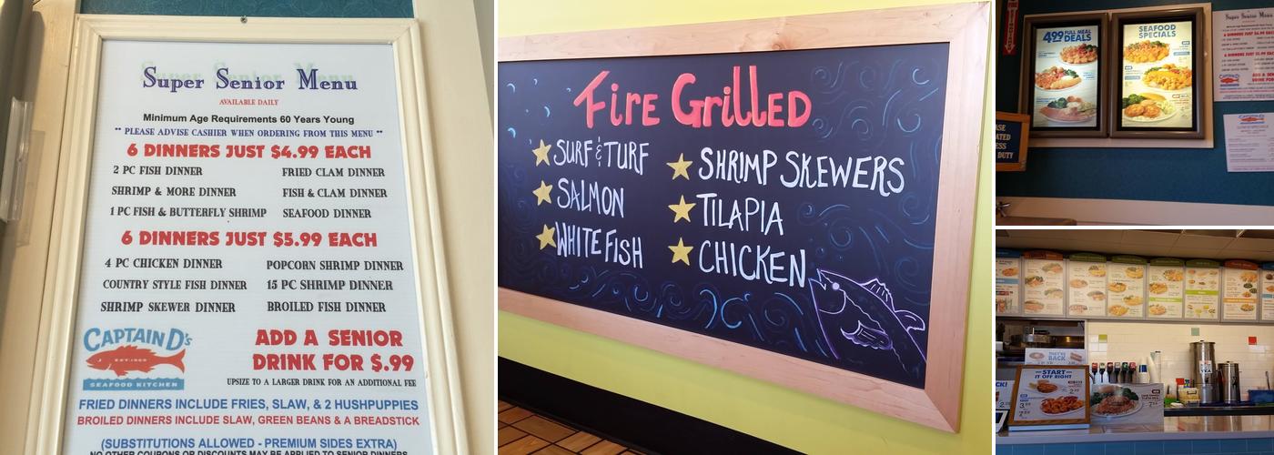 Captain D's Menu