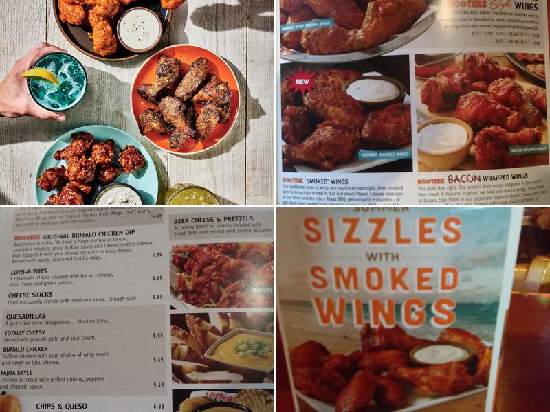 Hooters Menu