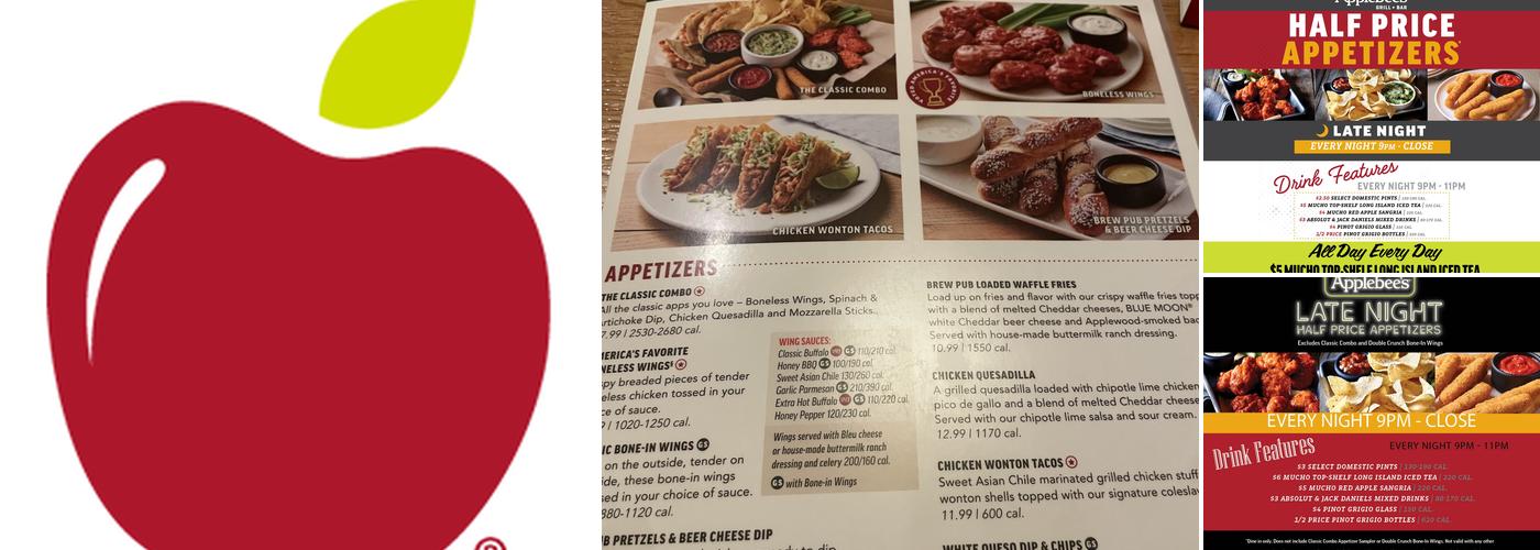 Applebee's Grill + Bar Menu