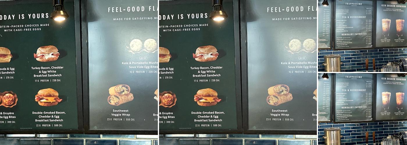 Starbucks Menu