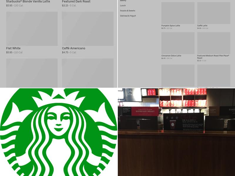 Starbucks Menu