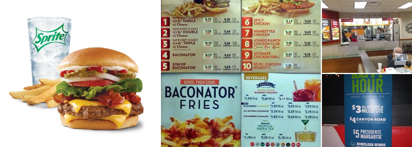Wendy's Menu