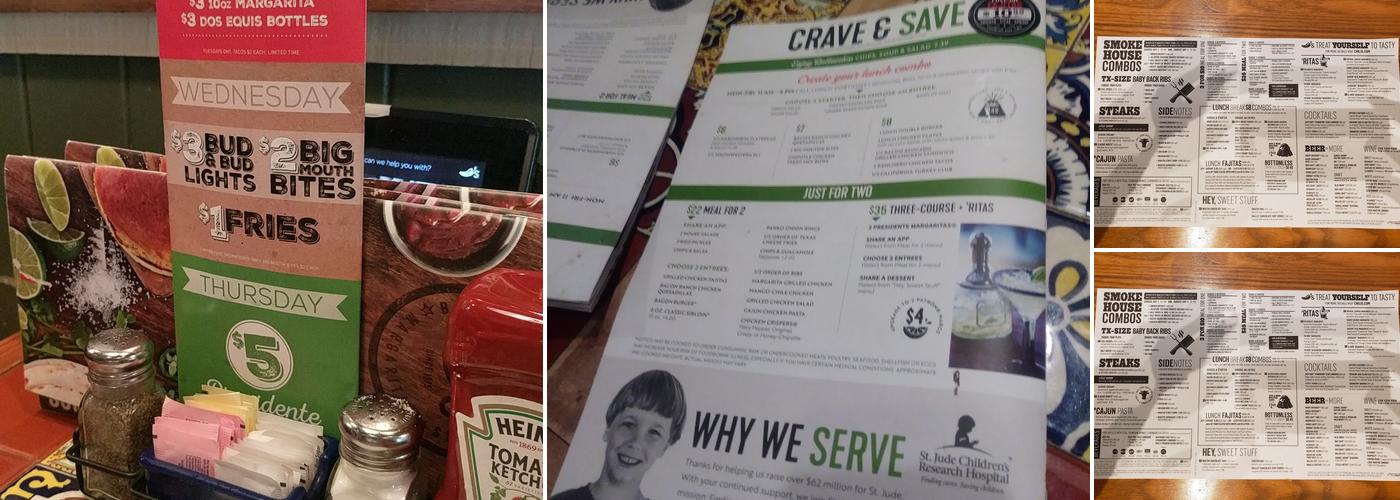 Chili's Grill & Bar Menu