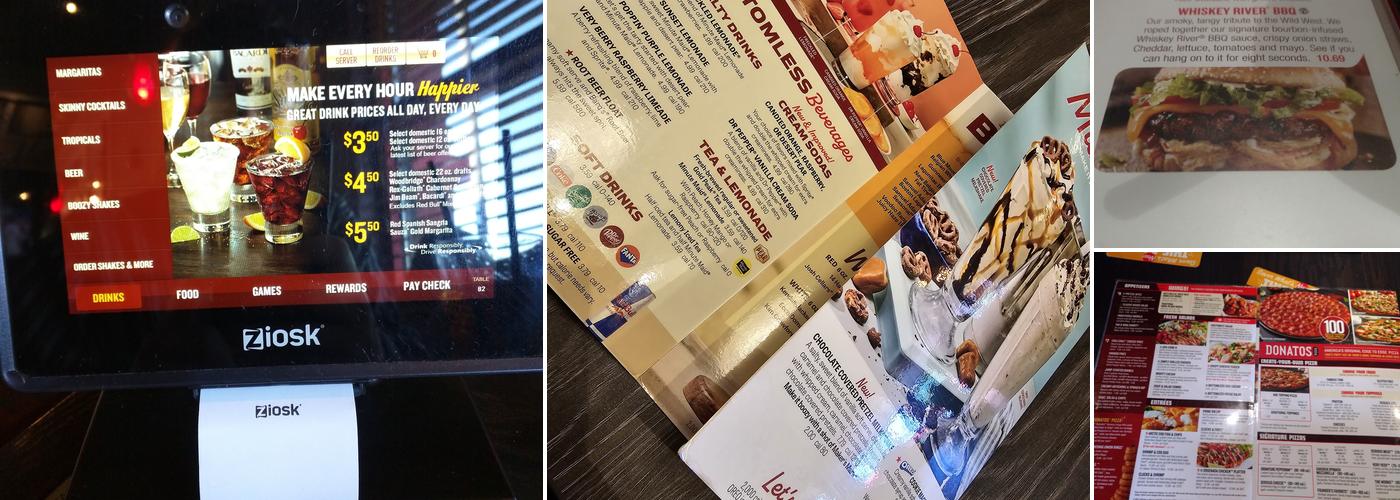 Red Robin Gourmet Burgers and Brews Menu