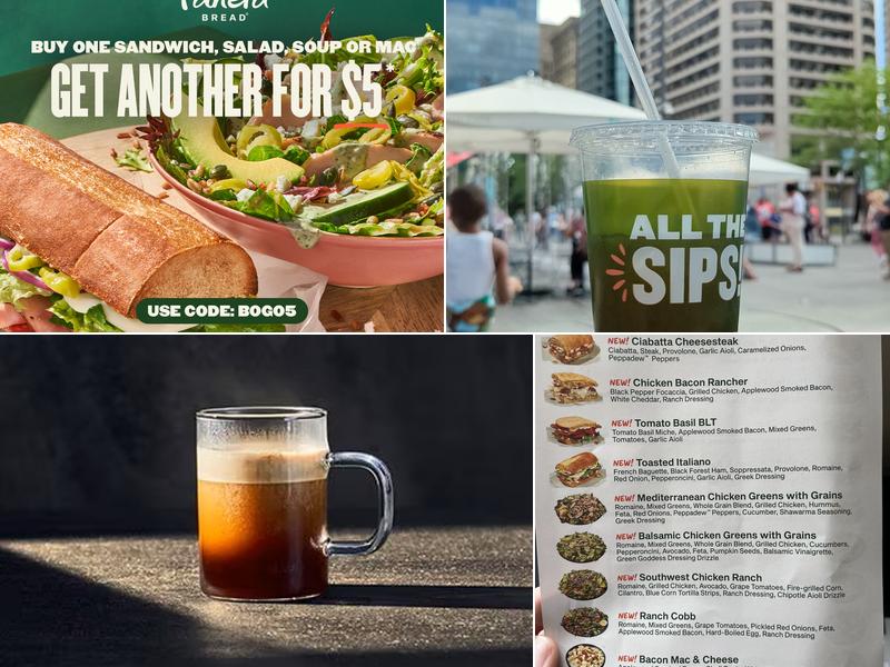 Panera Bread Menu