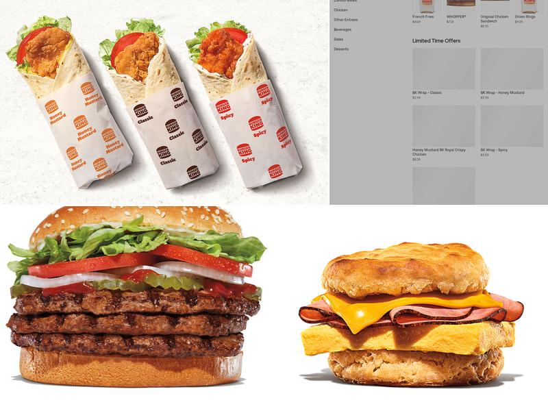 Burger King Menu