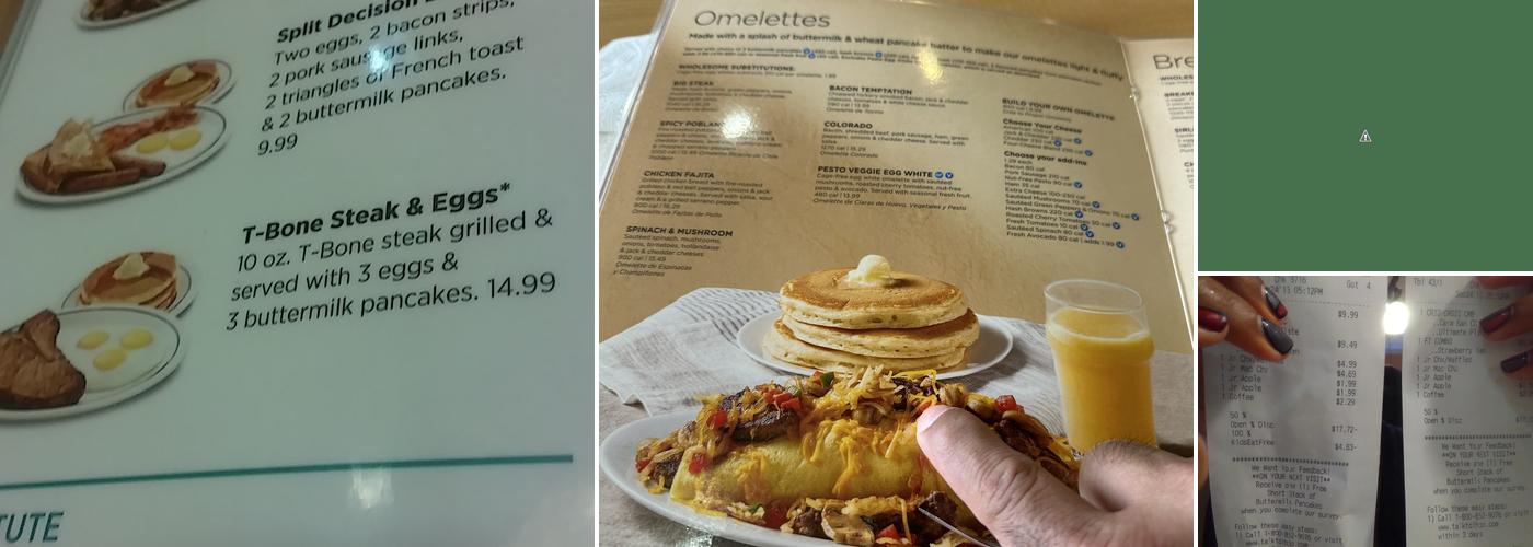 IHOP Menu