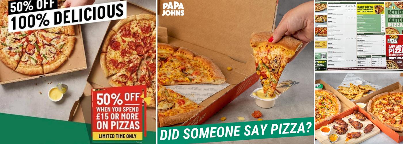 Papa Johns Pizza Menu