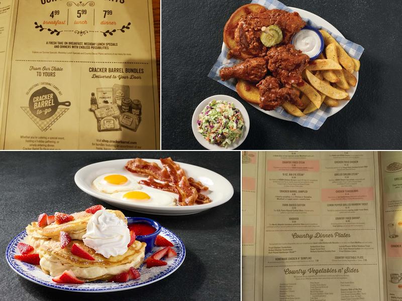 Cracker Barrel Old Country Store Menu