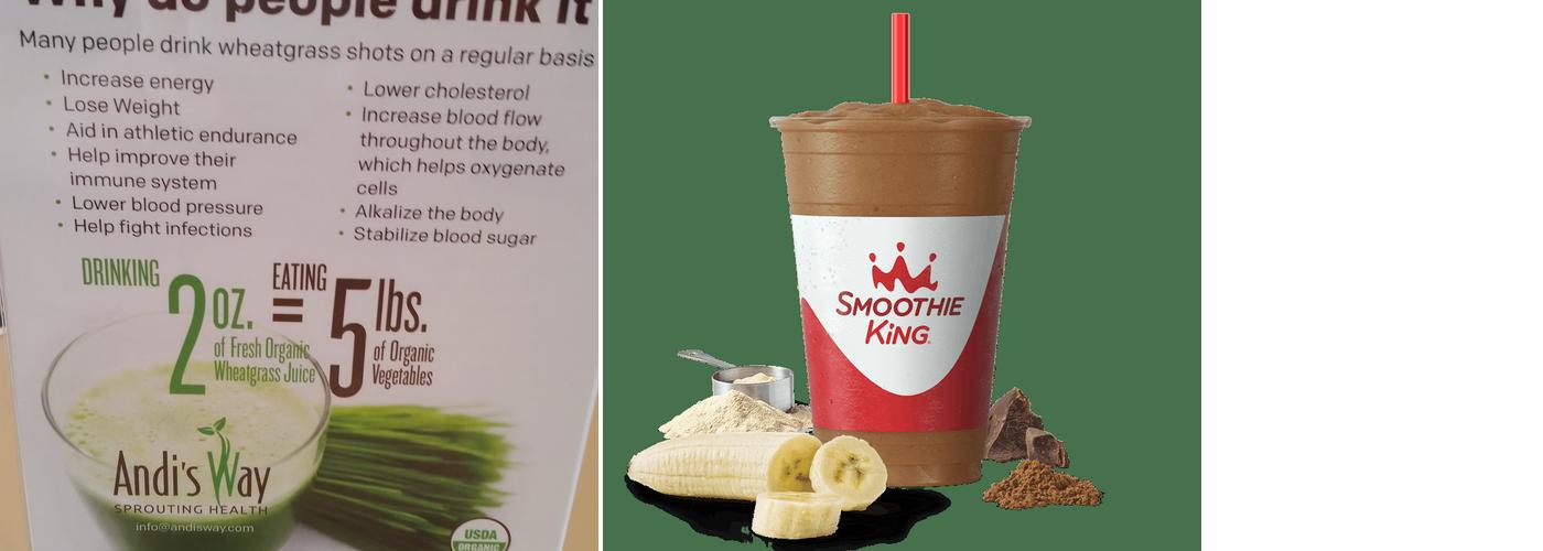 Smoothie King Menu