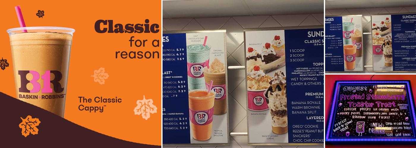 Baskin-Robbins Menu