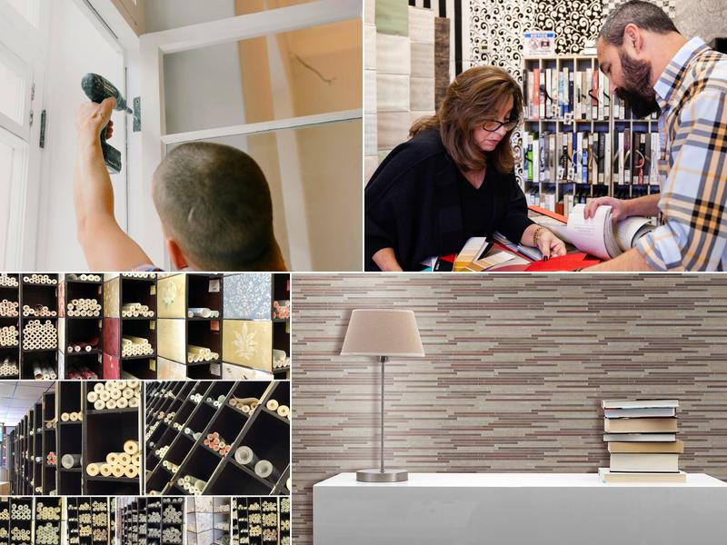 Webster Wallpaper Paint & Blinds