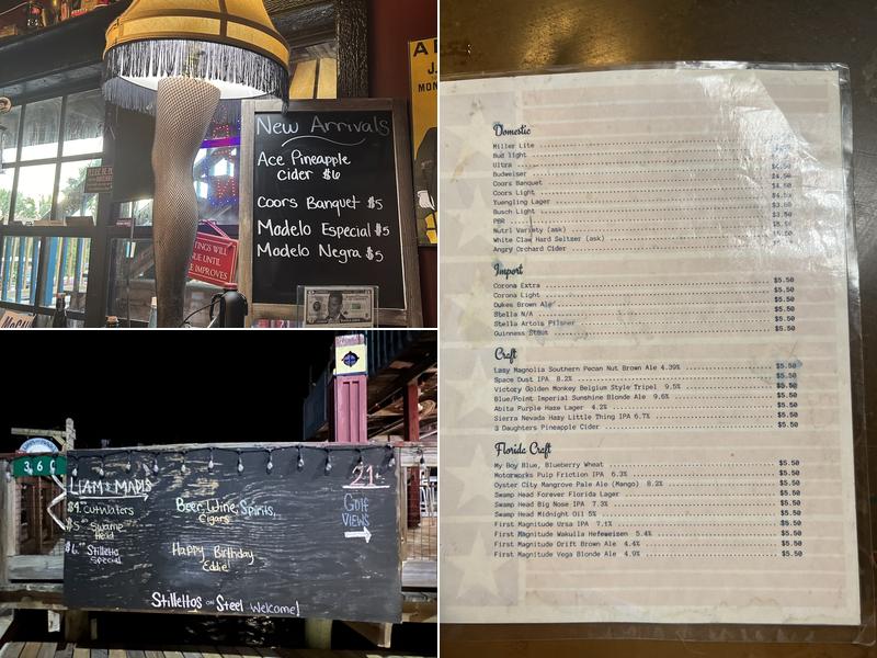 Liam & Madi’s Menu