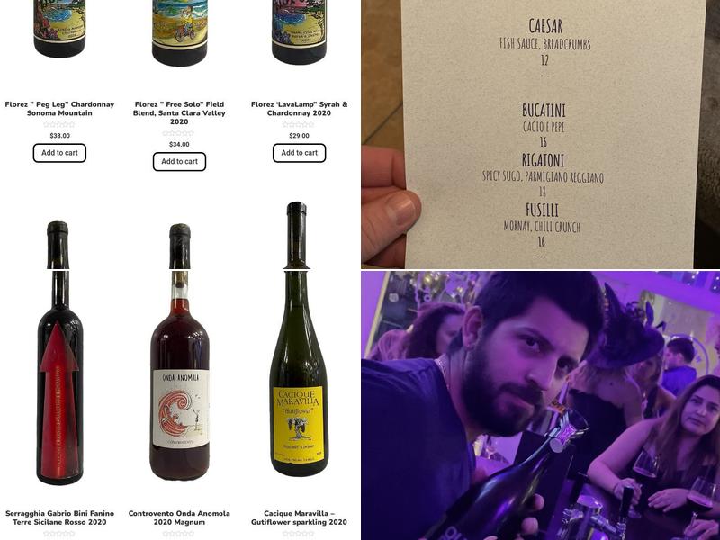 Sidewalk Bottleshop Menu