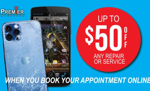Cell Phone Repair, Screen Repair - Premier Wireless - Hueco Plaza