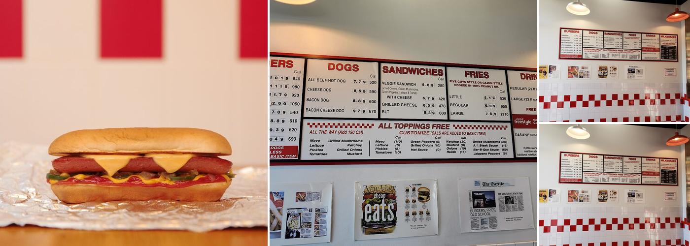 Five Guys Menu