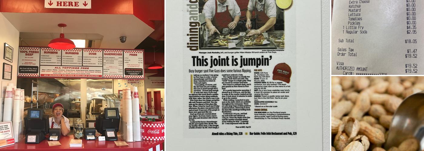 Five Guys Menu