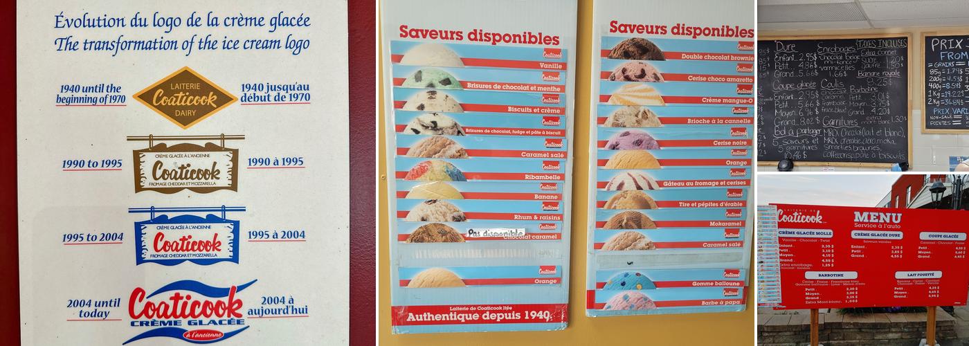 Laiterie de Coaticook ltée Menu