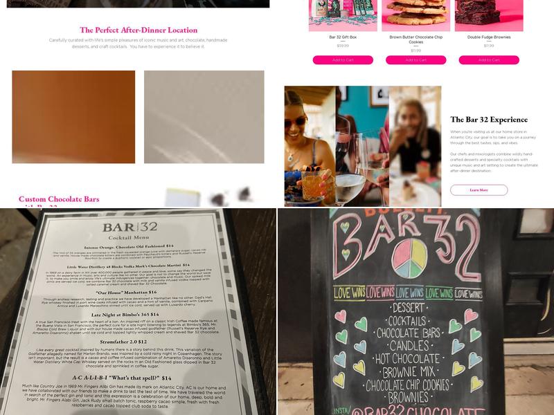 Bar 32 Menu