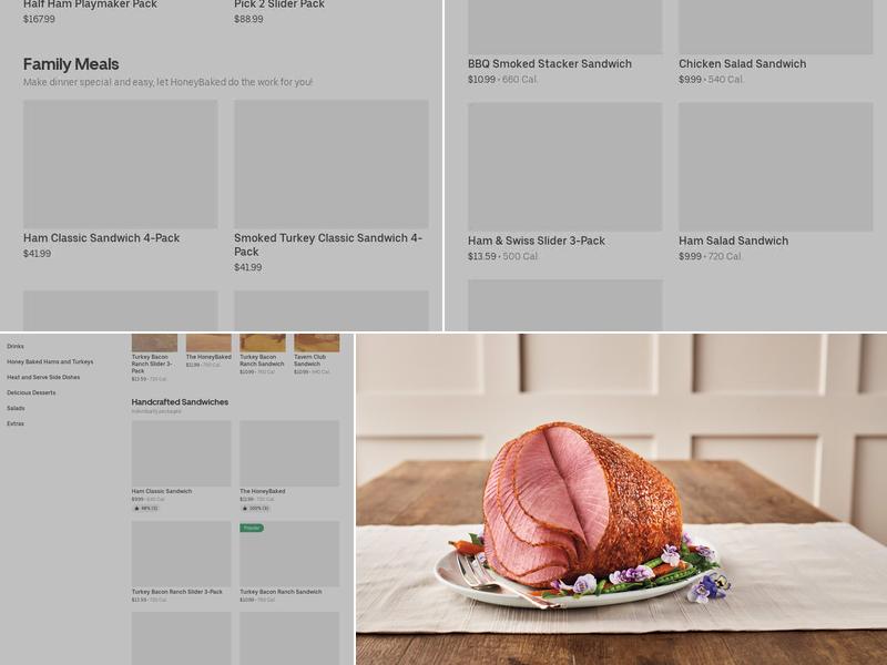 The Honey Baked Ham Company Menu