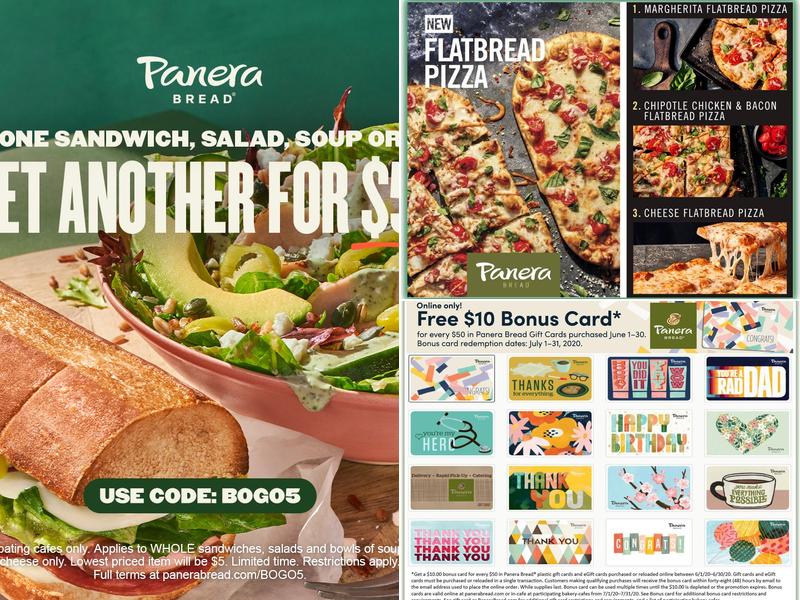 Panera Bread Menu