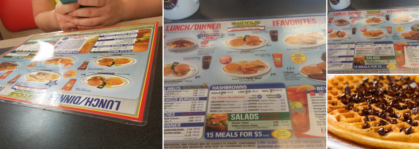Waffle House Menu