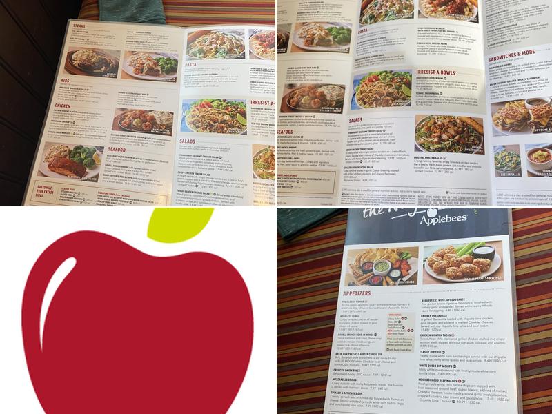 Applebee's Grill + Bar Menu