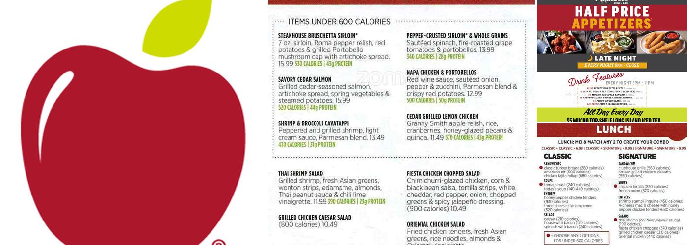 Applebee's Grill + Bar Menu