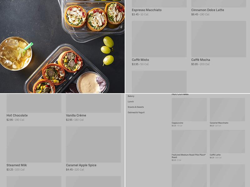 Starbucks Menu