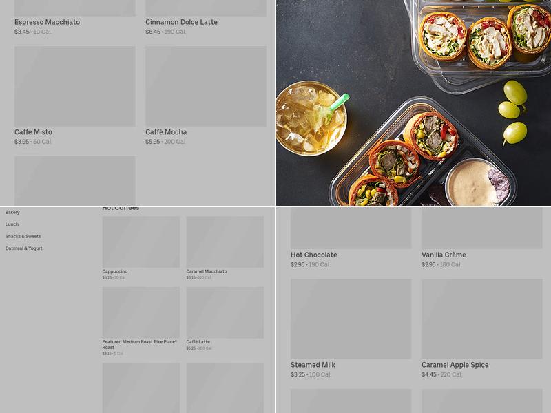 Starbucks Menu