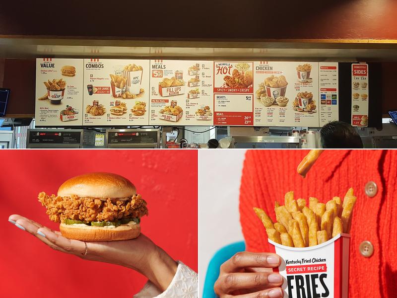 KFC Menu