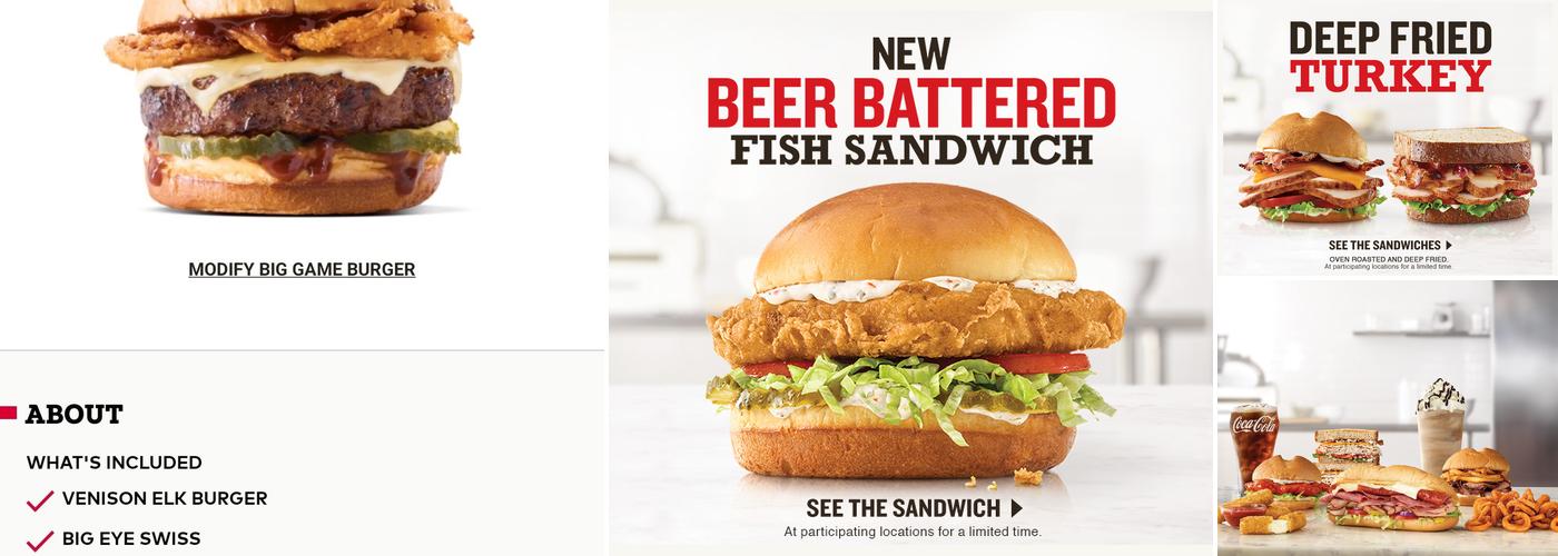 Arby's Menu