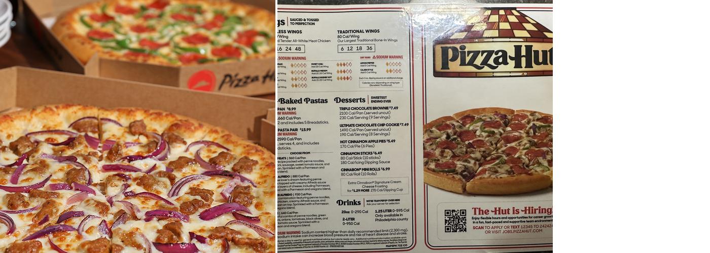 Pizza Hut Menu