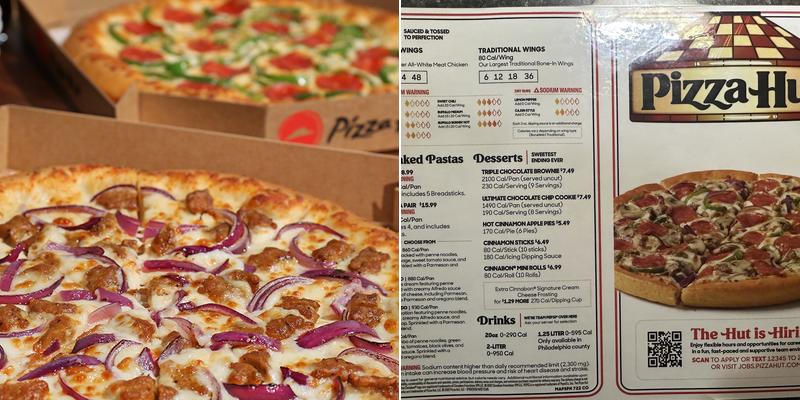 Pizza Hut Menu