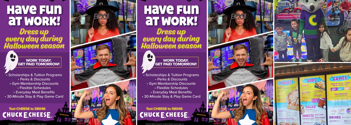 Chuck E. Cheese Menu