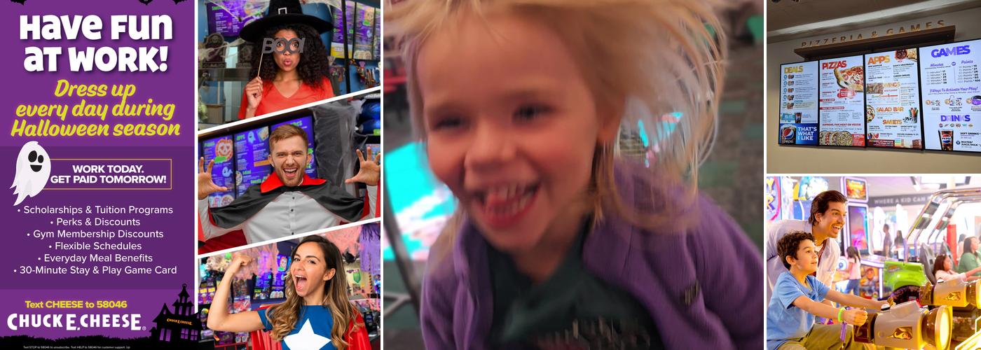 Chuck E. Cheese Menu