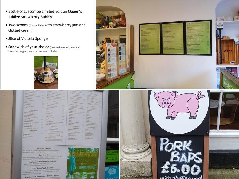 The Apple Tree Tearooms Menu