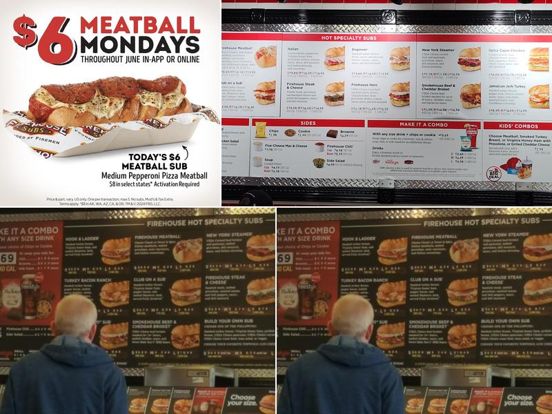 Firehouse Subs North Academy Menu