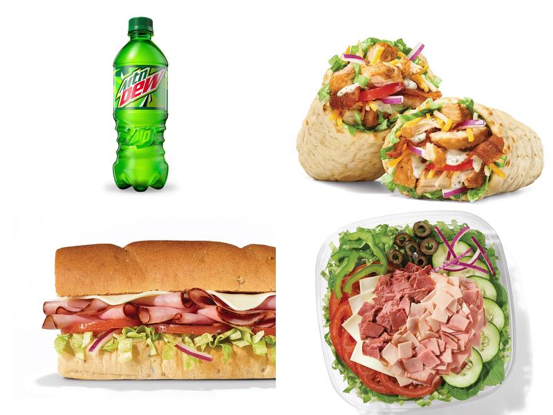 Subway Menu