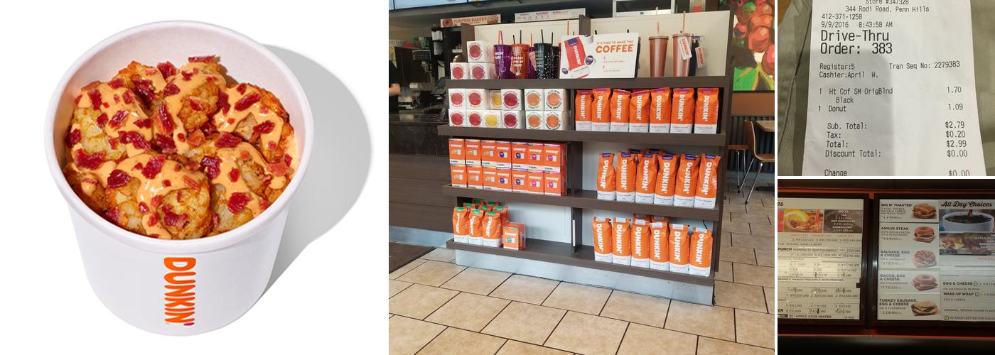 Dunkin' Menu