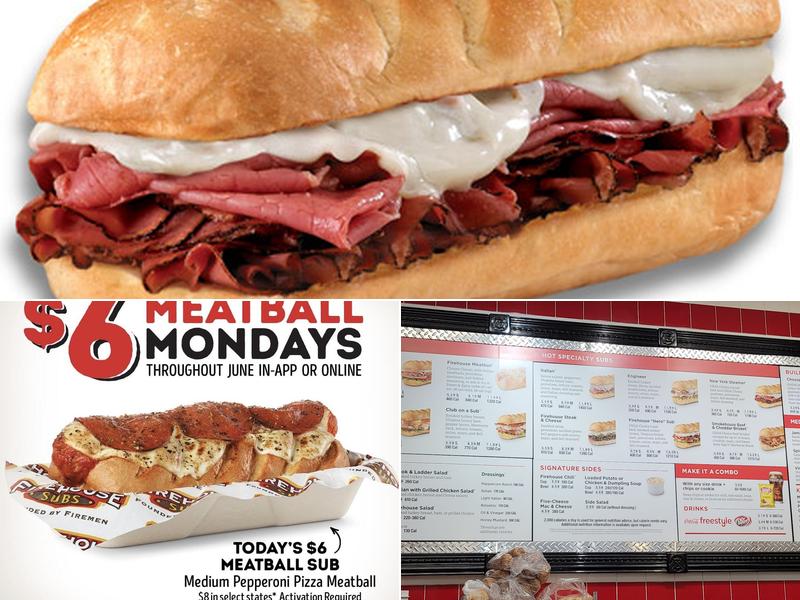 Firehouse Subs North Powers Menu