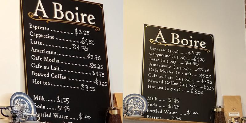 L'Etoile Patisserie Menu