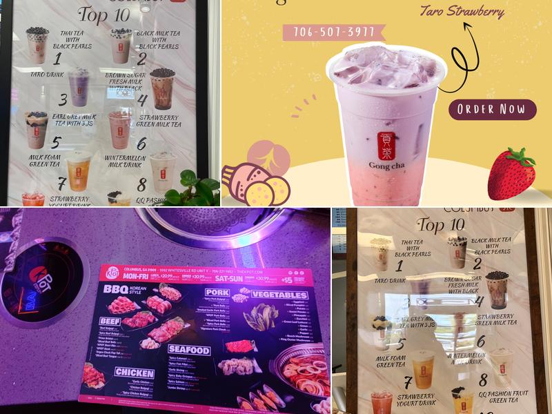 Gongcha Columbus Menu