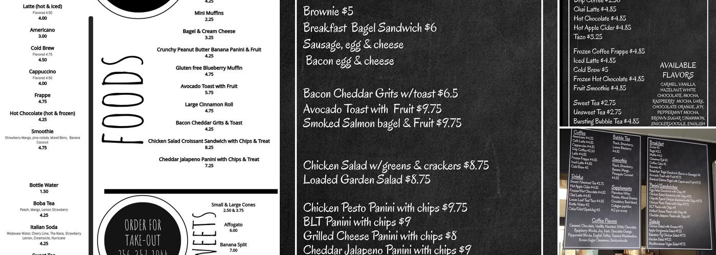 First Light Coffee Menu