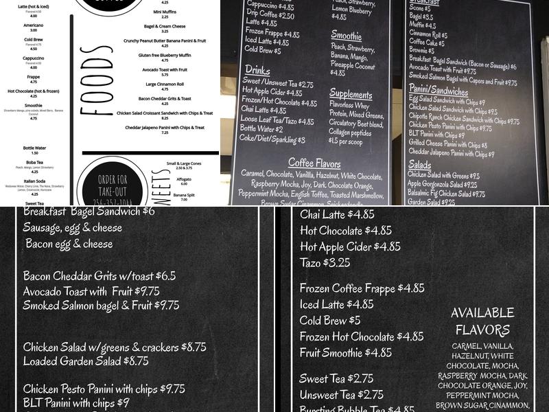 First Light Coffee Menu