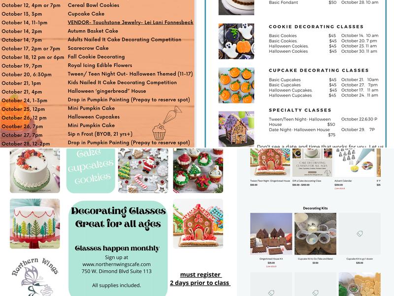 Northern Wings Cafe Menu